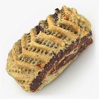 Date Filled Maamoul Cookie - 3D Scanned