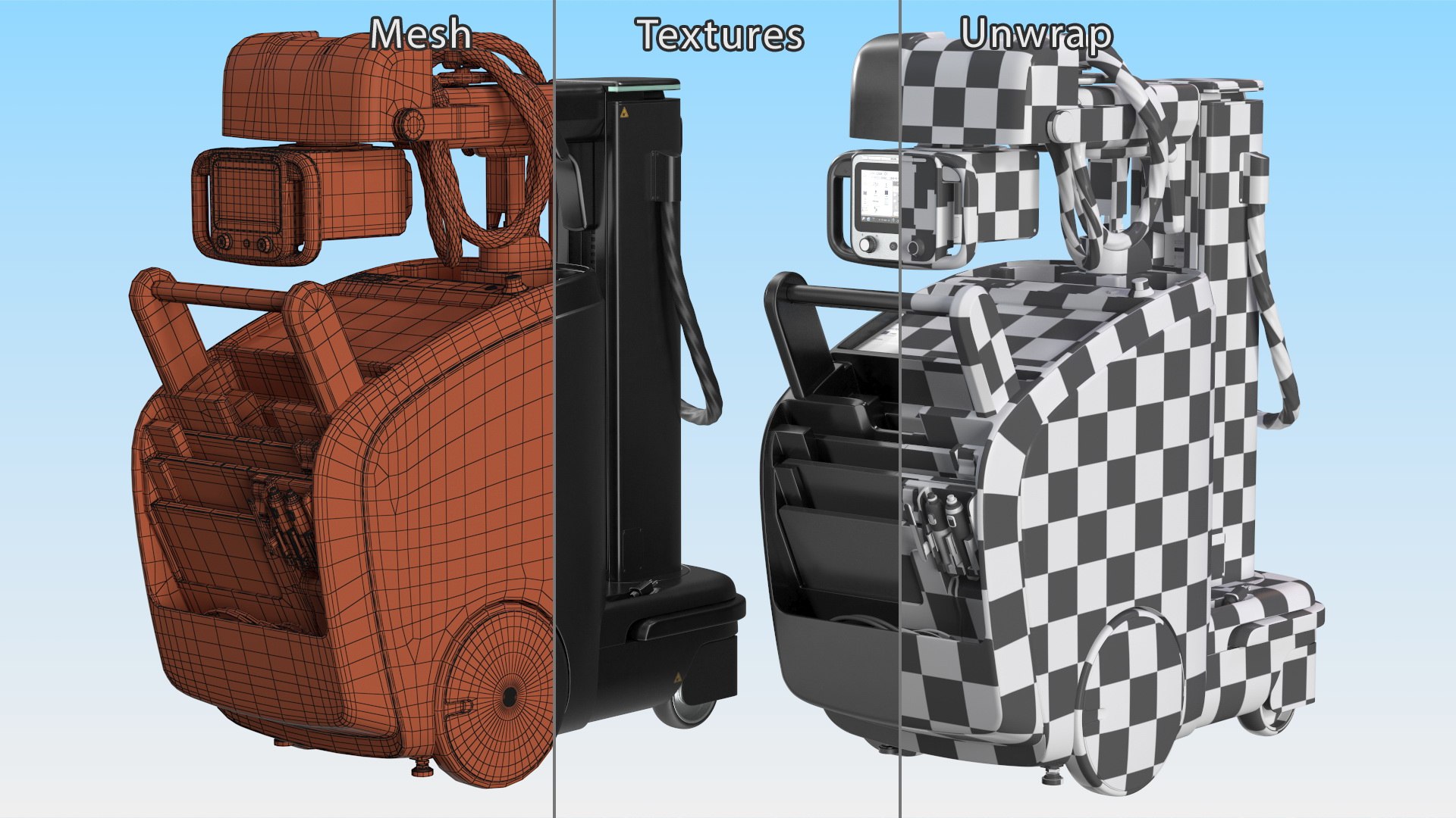 Mobile X-ray Machine Black model https://p.turbosquid.com/ts-thumb/9k/dC6rNQ/H2/mobilexraymachineblackmb3dmodel017/jpg/1705884075/1920x1080/fit_q87/cef7153691c1fda42798313e045262a4fa2969f9/mobilexraymachineblackmb3dmodel017.jpg