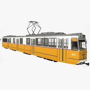 Ganz CSMG Budapest Tram Lowpoly