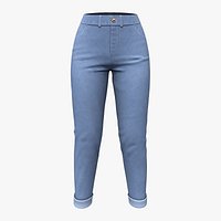 Ladies Boyfriend Jeans Pants