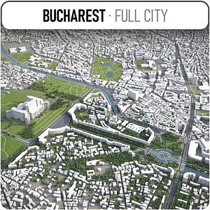 3D bucharest surrounding -