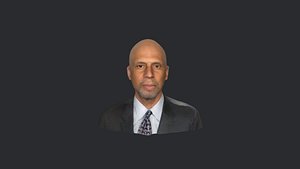 Kareem Abdul-Jabbar- Realistic bust head ready 3d Model