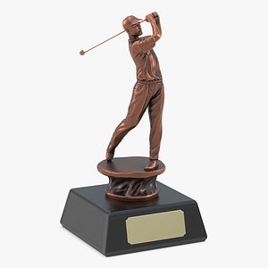 Golf Sport Trophy Bronze