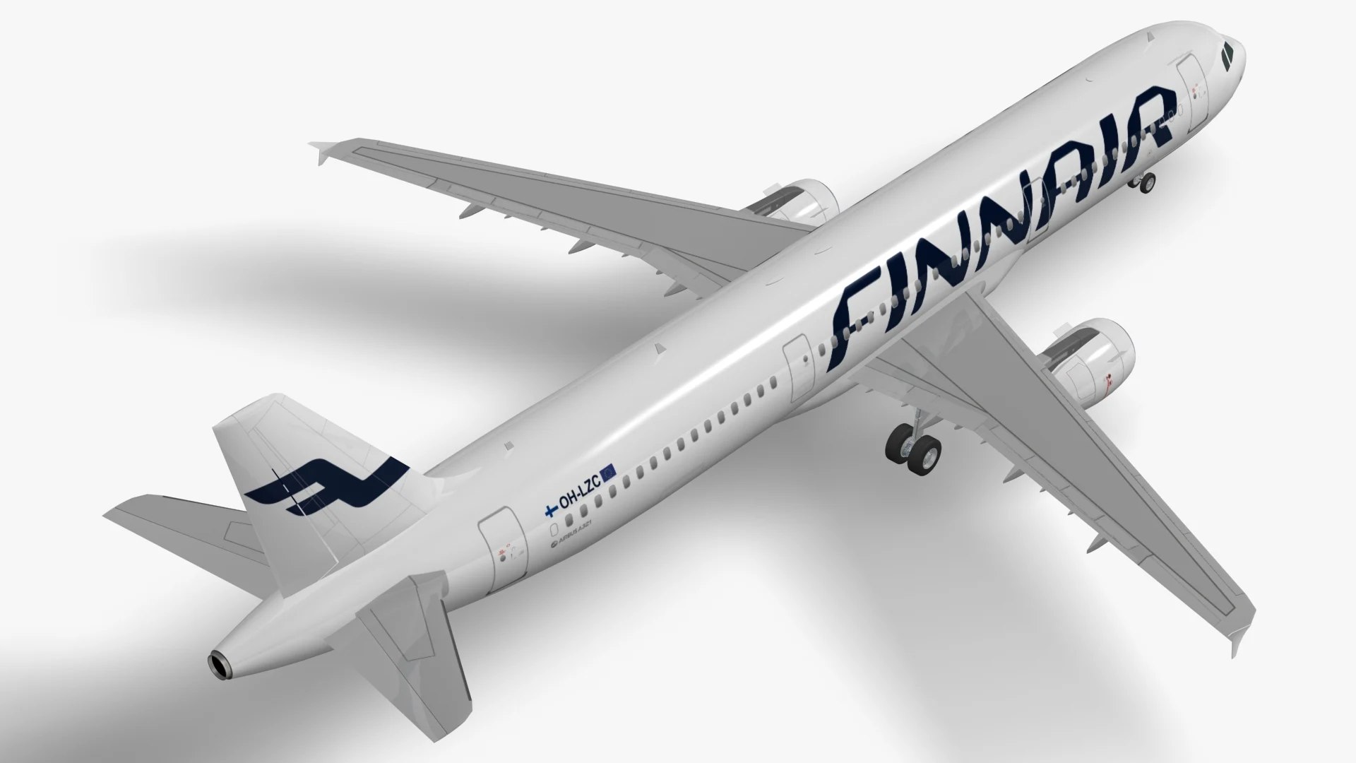 3D Model Airbus A319 / A320 / A321 Finnair Pack - TurboSquid 2638060