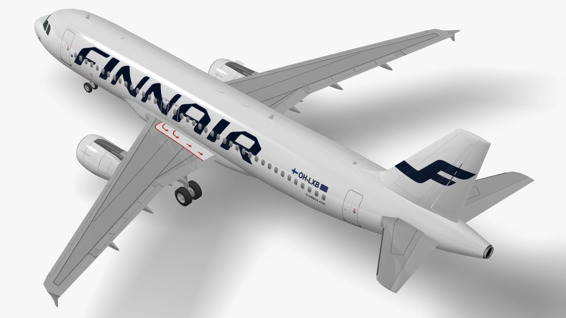 3D Model Airbus A319 / A320 / A321 Finnair Pack - TurboSquid 2638060