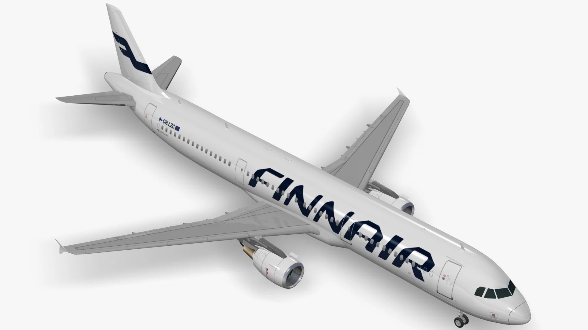 3D Model Airbus A319 / A320 / A321 Finnair Pack - TurboSquid 2638060