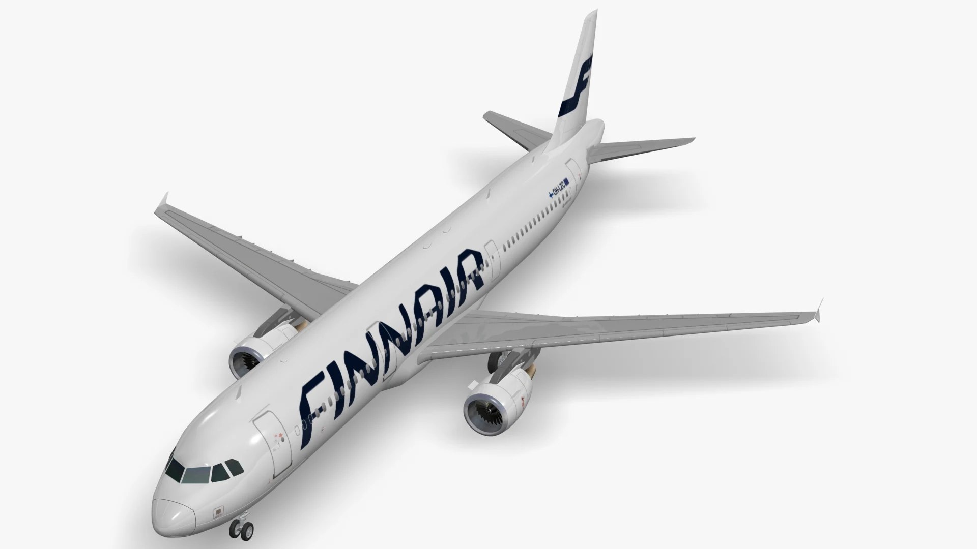 3D Model Airbus A319 / A320 / A321 Finnair Pack - TurboSquid 2638060