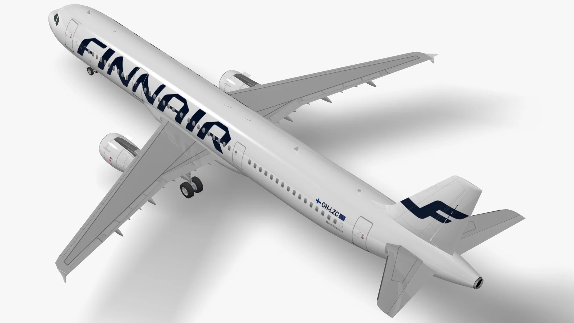 3D Model Airbus A319 / A320 / A321 Finnair Pack - TurboSquid 2638060