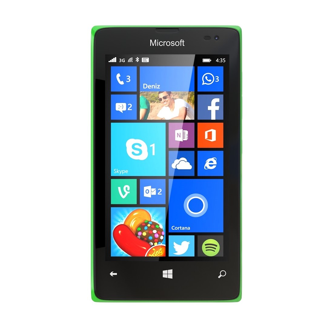 3d Model Microsoft Lumia 435 Dual