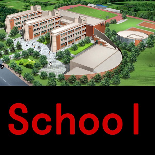 school 3d model