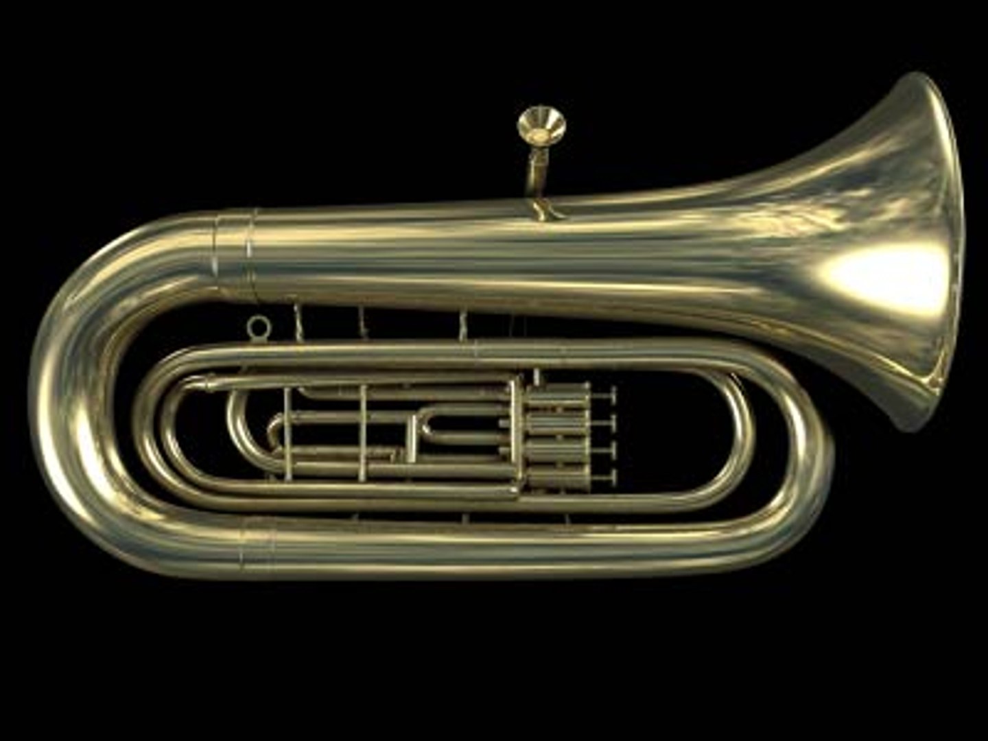 3d Musical Instrument Tuba Model