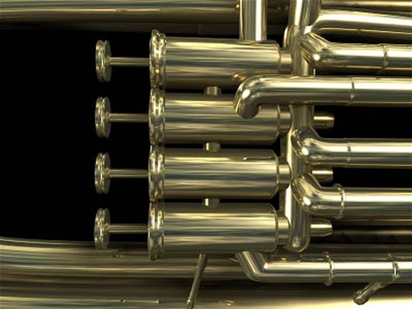 3d Musical Instrument Tuba Model