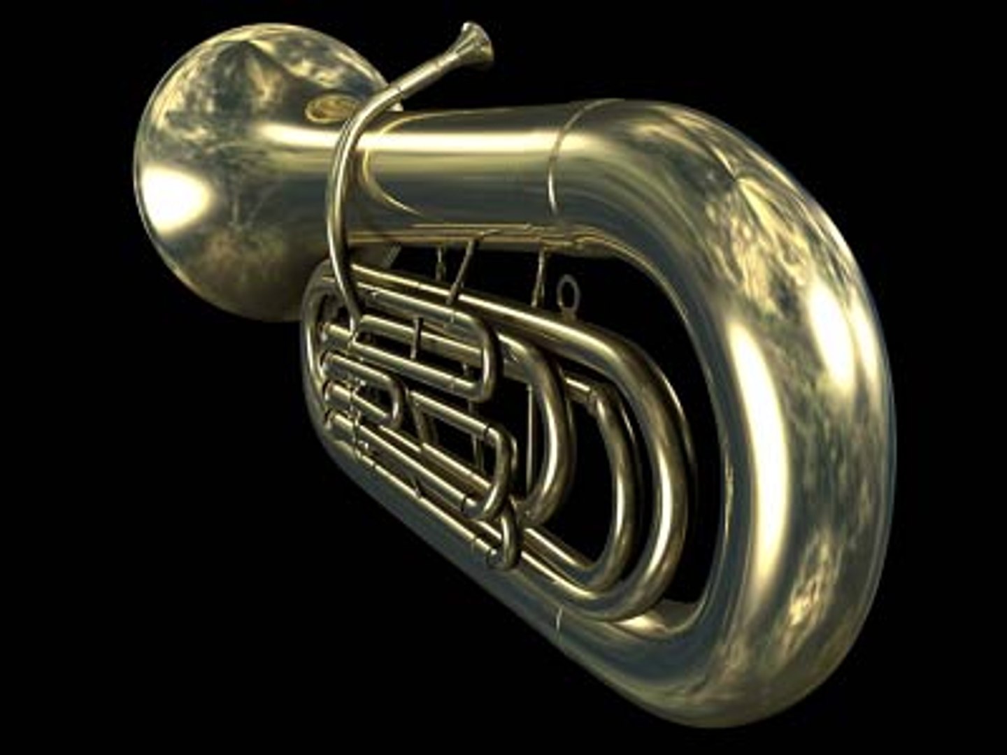 3d Musical Instrument Tuba Model