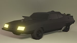 Mad Max Interceptor Car model