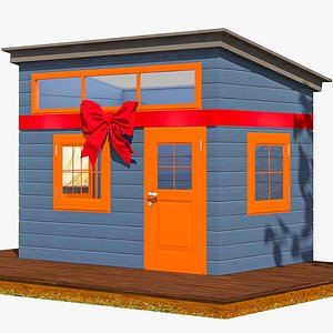 High quality wooden children playhouse