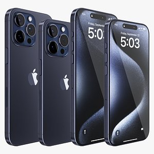 iPhone 15 Pro - Pro Max Blue Titanium