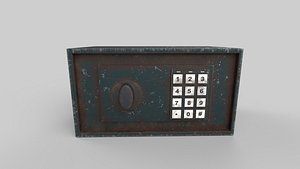 3D safe locker model