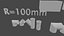Low-Poly-Kunststoffrohrkomponenten 170 Polygone