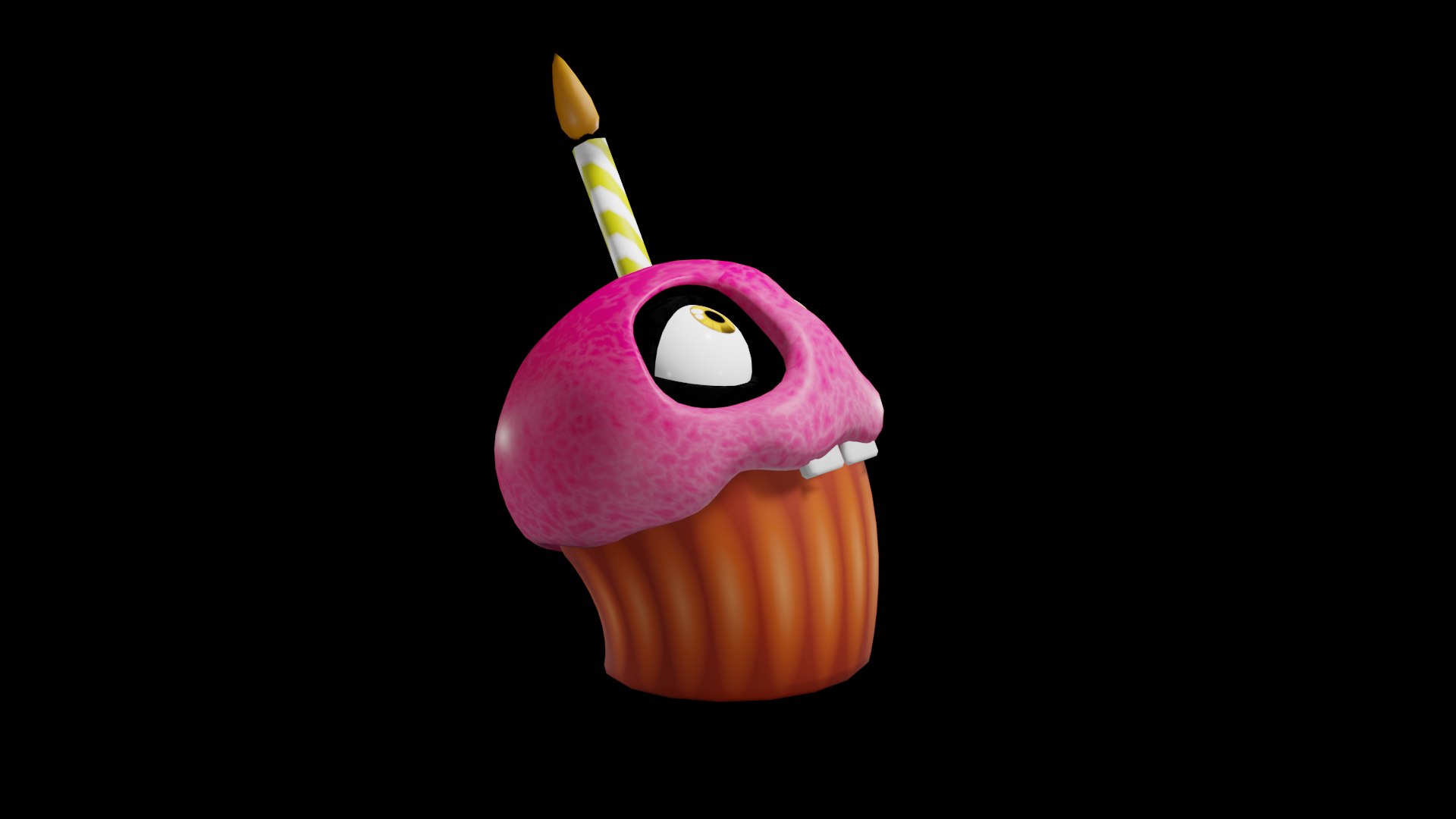 3D Fnaf 1 Cupcake Model - TurboSquid 2127061