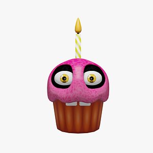 3D Fnaf 1 Cupcake model