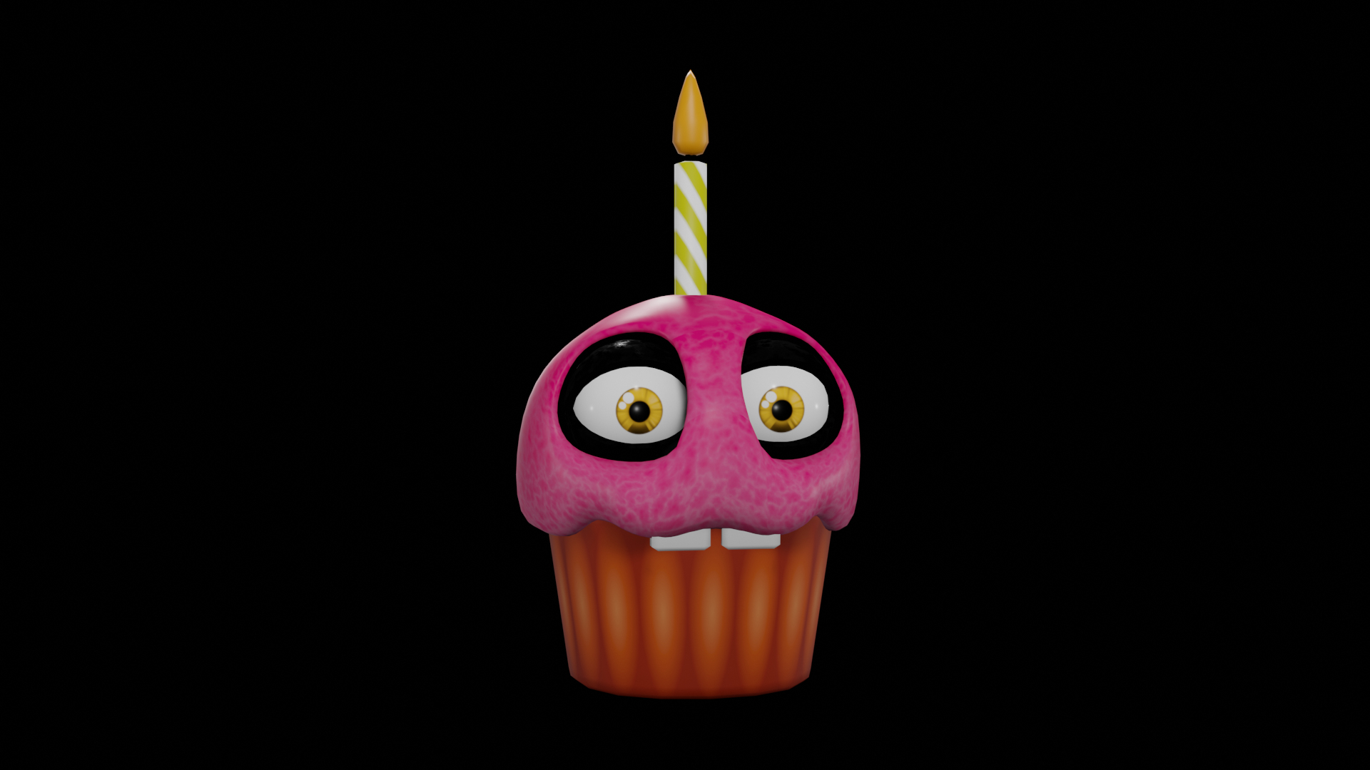 3D Fnaf 1 Cupcake Model - TurboSquid 2127061