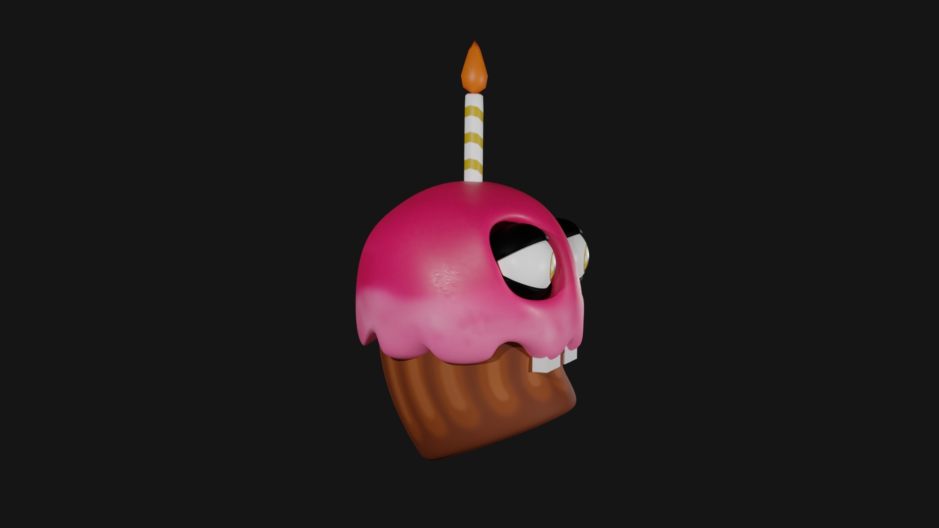 3D Fnaf 1 Cupcake model - TurboSquid 2127061