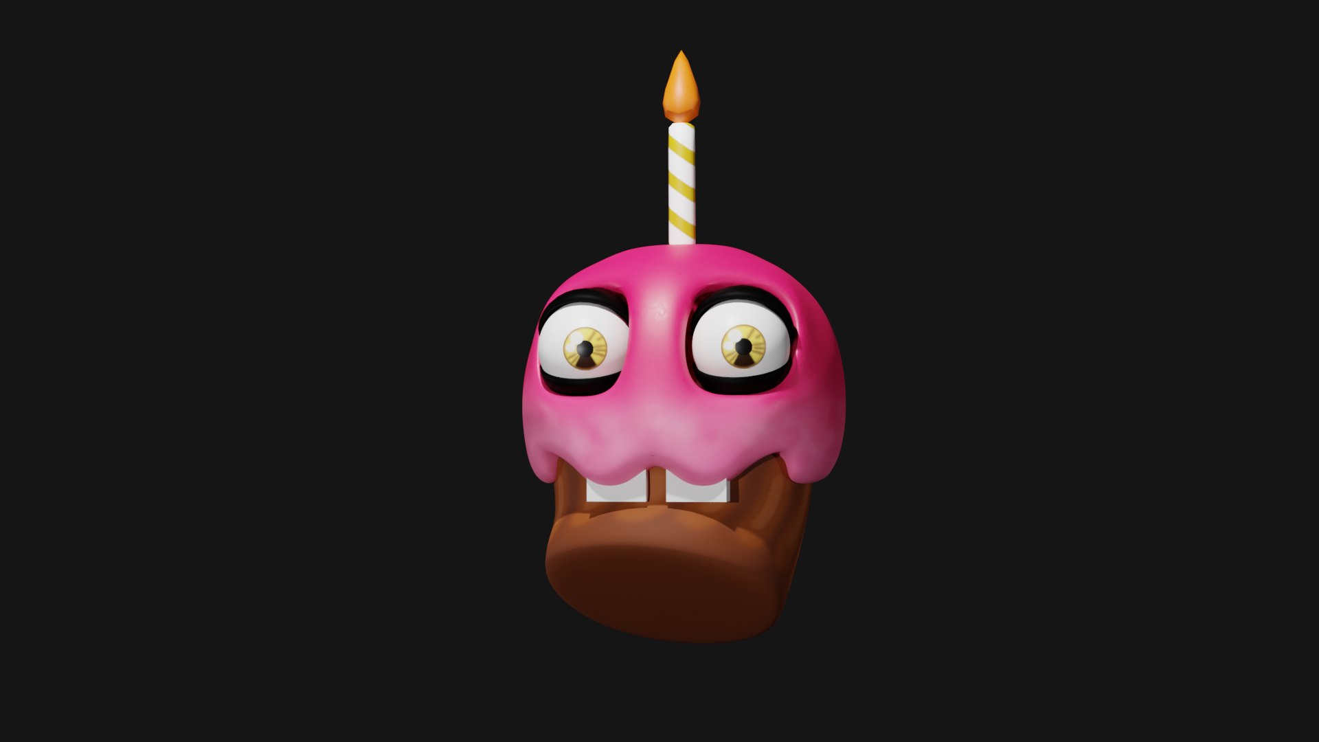 3D Fnaf 1 Cupcake model - TurboSquid 2127061