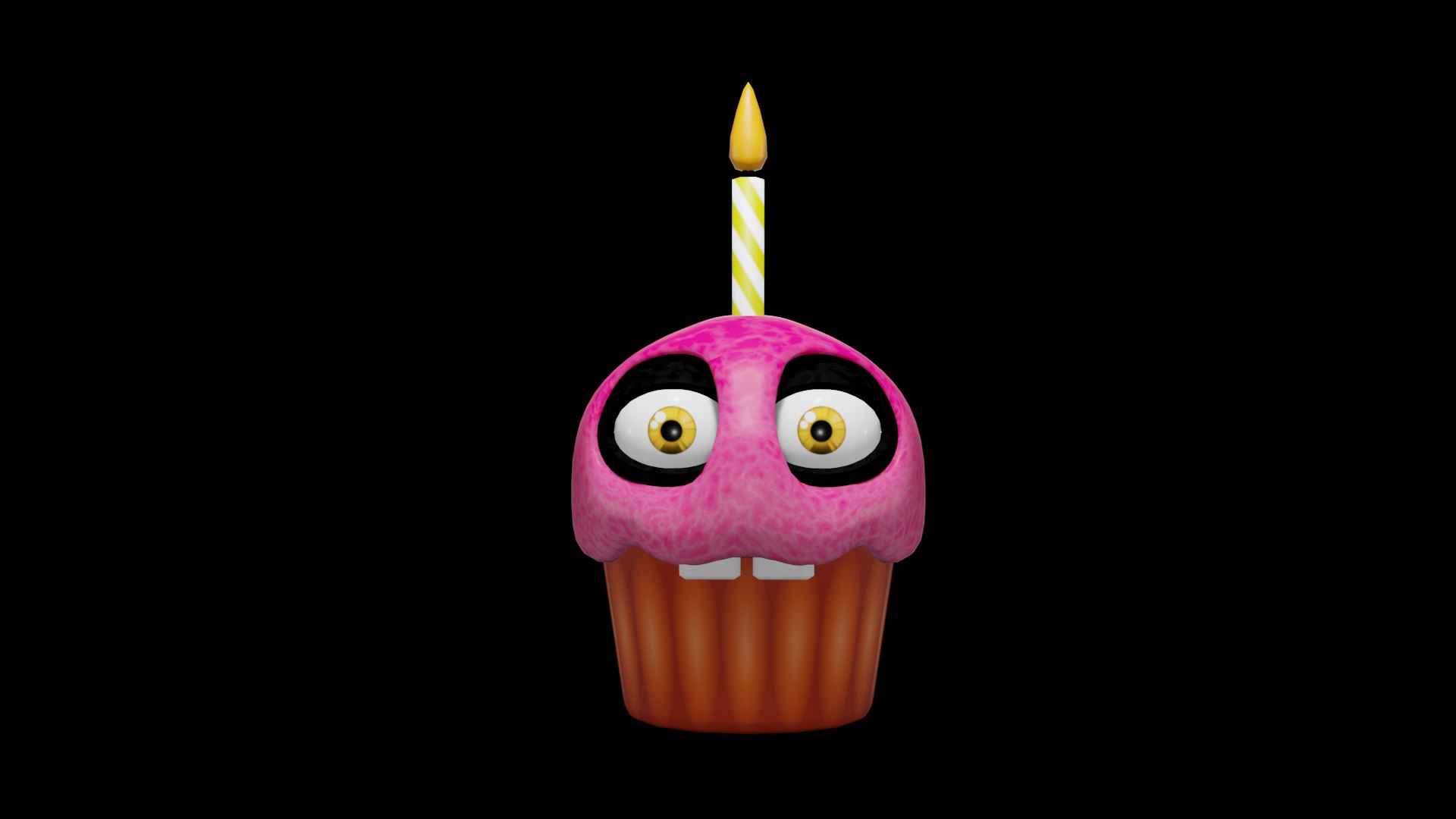 3D Fnaf 1 Cupcake Model - TurboSquid 2127061