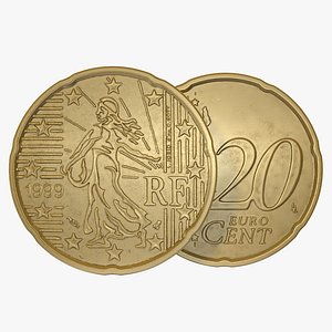 French Euro Coin 20 Cent