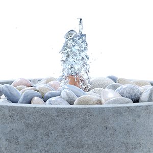 Evita Concrete Pebble Fountain