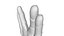 Realistic Hand model pose gesture 5