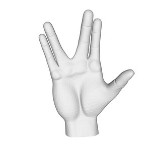 Realistic Hand model pose gesture 5