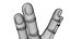 Realistic Hand model pose gesture 5