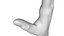 Realistic Hand model pose gesture 5
