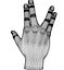 Realistic Hand model pose gesture 5