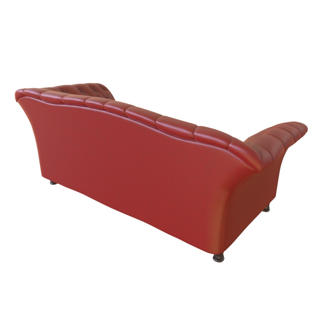 Chesterfield Sofa 3D Model - TurboSquid 1403608