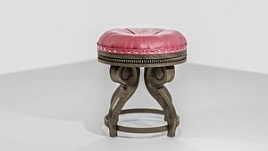 Classic wooden stool