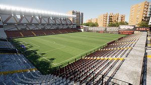 ESTADIO DE VALLECAS RAYO VALLECANO 3D SKETCHUP TWINMOTION model