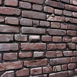 brick wall 01 3d model