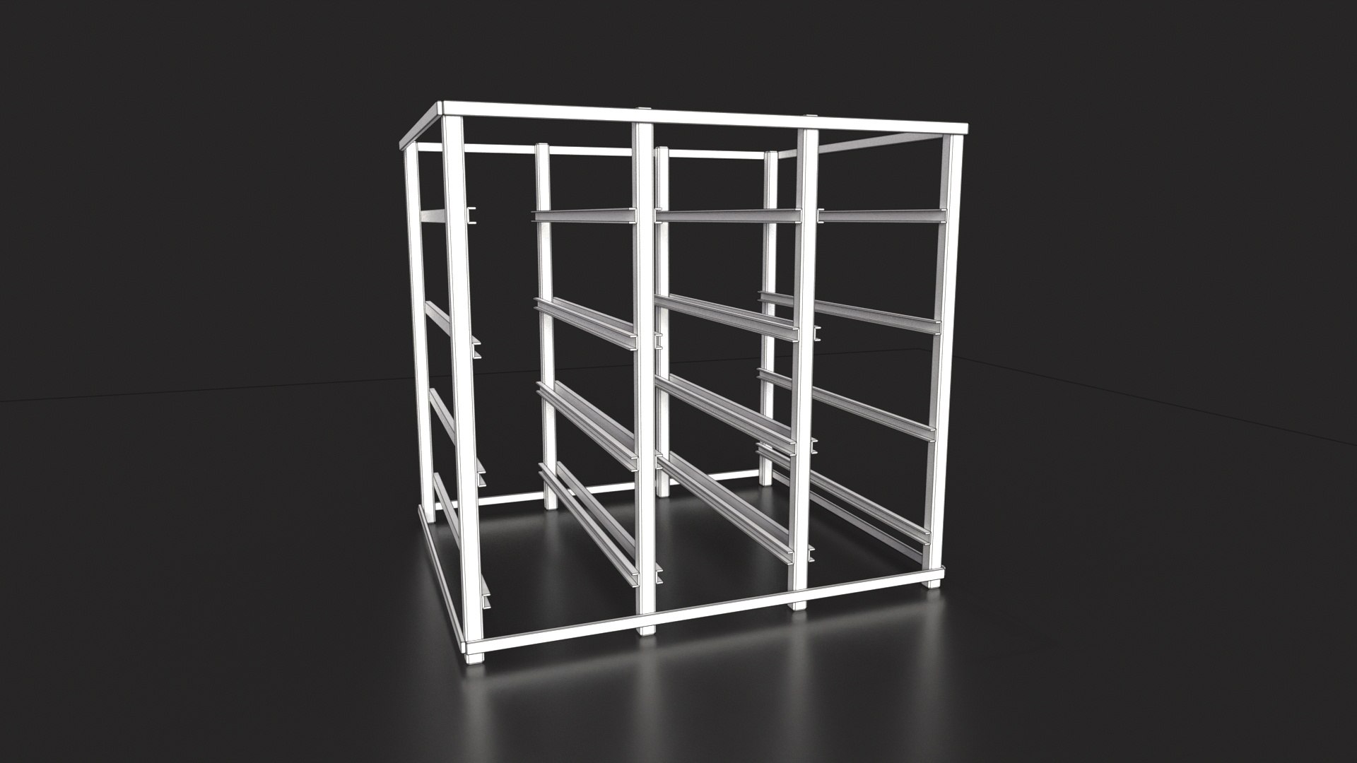 3D Dead Body Storage Rack Model - TurboSquid 2431739