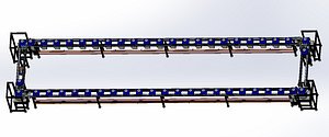 3D Chain Pallet Circulating Conveyor System - Automated Assembly Line Conveyor