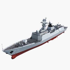 Chinese Navy Type 054A Frigate 3D