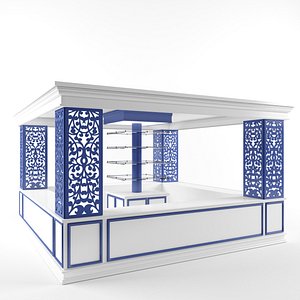 Modern Parfume Stand Display Advertising Elegance Smart