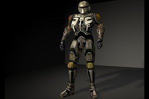 robot soldier 3D