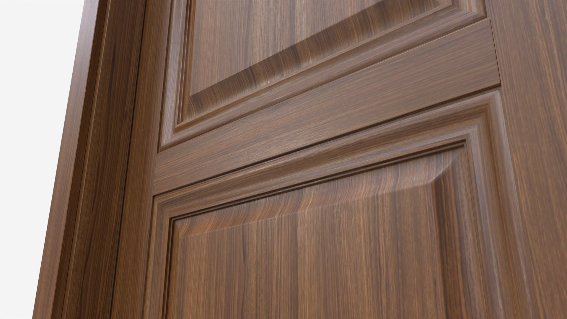 3D Classic Wooden Interior Door With Furniture 019 Model - TurboSquid ...
