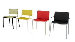 kartell audrey chairs 3D model