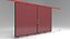 factory sliding door warehouses 3D model