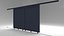 factory sliding door warehouses 3D model