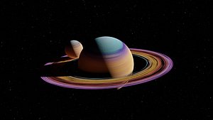 Stylized Planet system 4K Free