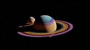Stylized Planet system 4K Free